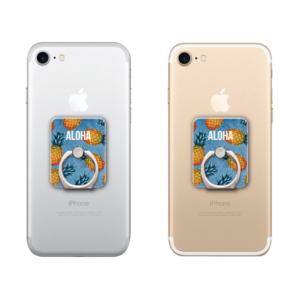 Amazon | スマホリング 【 ALOHA デザイン 】落下防止 スマートフォン